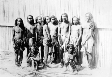 Dacoits fanget i Ye U Jungle, ca. 1880